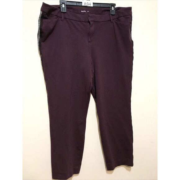 Old Navy Pants - Old Navy Dress Pants Women Size 18 Burgundy